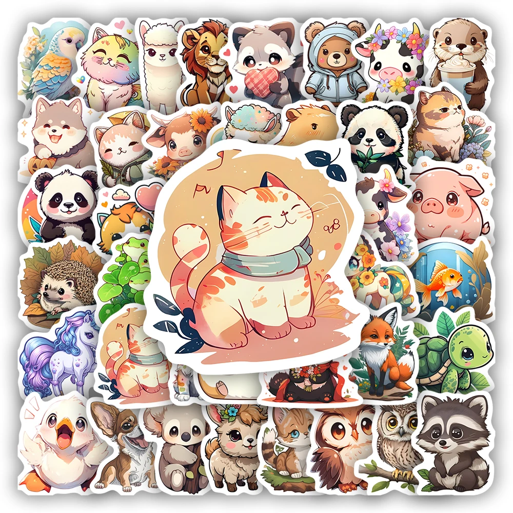 Cute Cartoon Animal Stickers Puppy Kitten Cow Owl Unicorn Hedgehog Decoration Decal DIY Gift for Lapto Journal Bottle Waterproof
Cute Cartoon Animal Stickers Puppy Kitten Cow Owl Unicorn Hedgehog Decoration Decal DIY Gift for Lapto Journal Bottle Waterproof