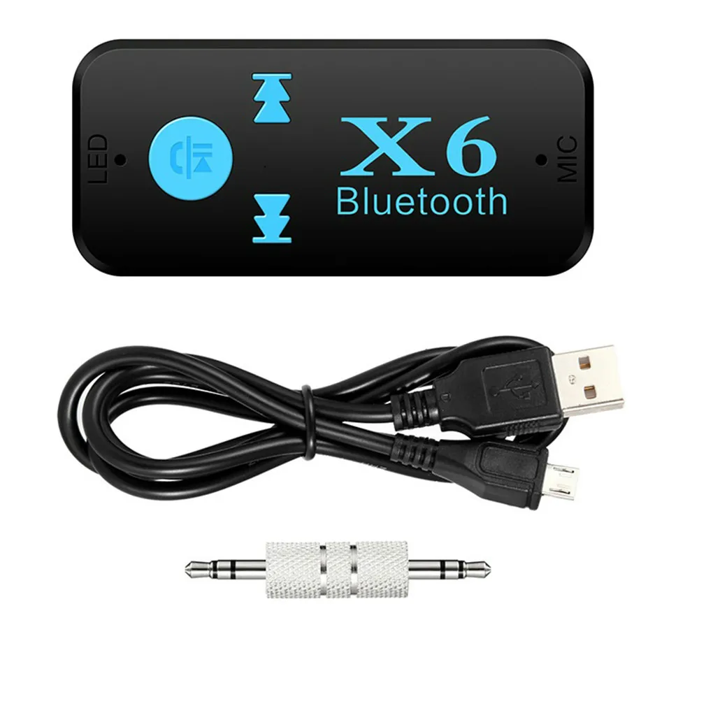 X6 Aux Adapter TF Card Reader A2DP Audio Lightweight Transmitter Hands-Free Music Receiver 3 5 mm Audio Jack Easy Installment
X6 Aux Adapter TF Card Reader A2DP Audio Lightweight Transmitter Hands-Free Music Receiver 3 5 mm Audio Jack Easy Installment