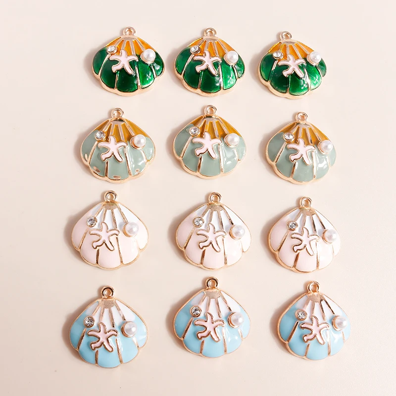 20pcs 20x21mm Cute Enamel Starfish Shell Charms Pendants for Jewelry Making Necklaces Earrings Bracelets DIY Crafts Accessories
20pcs 20x21mm Cute Enamel Starfish Shell Charms Pendants for Jewelry Making Necklaces Earrings Bracelets DIY Crafts Accessories
