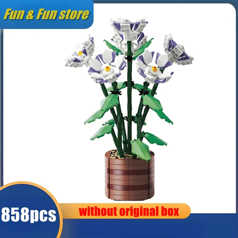 Rose Bonsai Potted Plant Home Decoration Building Blocks Bricks Kids Toys Creativity Bouquet Flower Morning glory
Rose Bonsai Potted Plant Home Decoration Building Blocks Bricks Kids Toys Creativity Bouquet Flower Morning glory