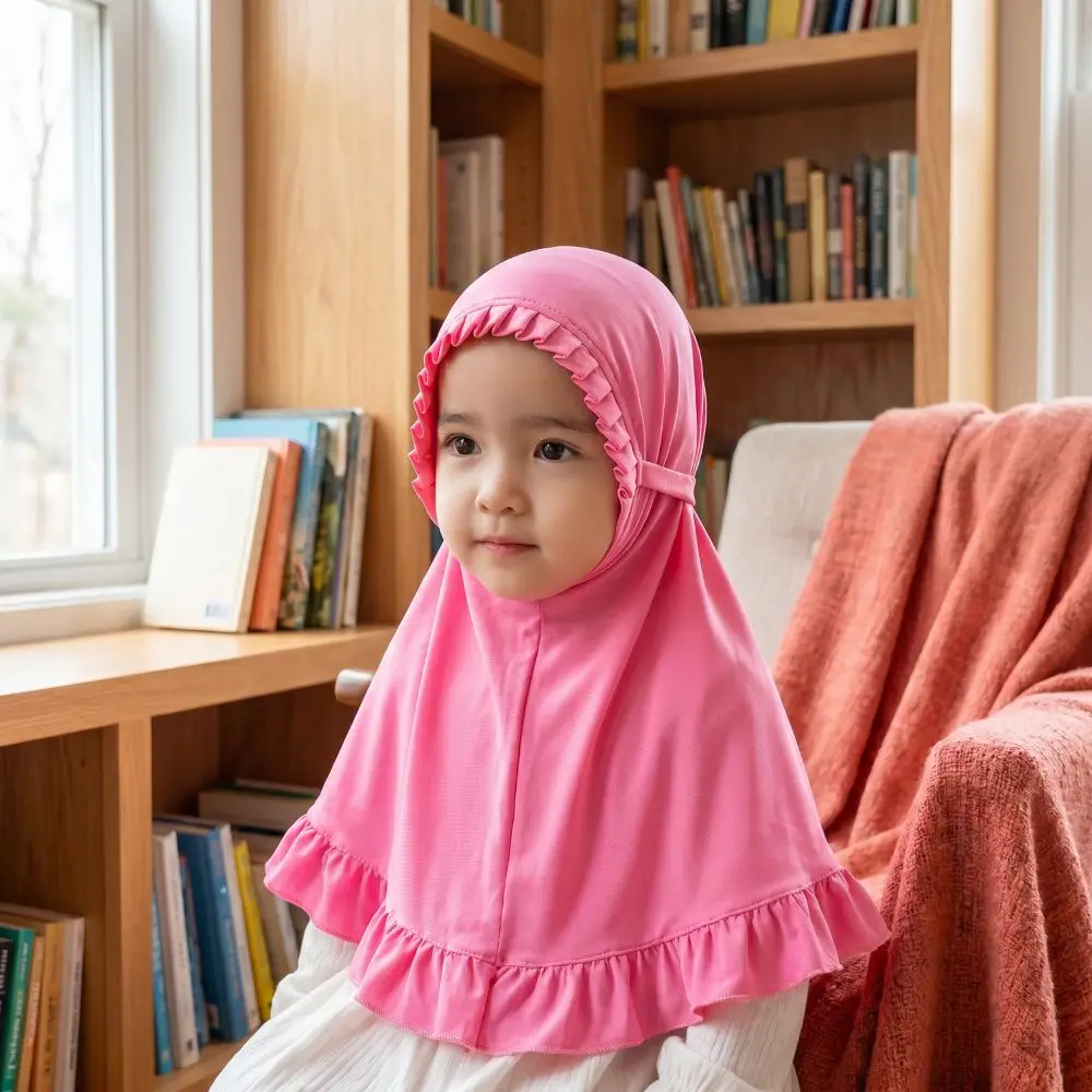 Breathable Girls Neck Shawl Crinkles Texture Soft Children Islamic Headscarf Stretch Comfortable Girls Muslim Hijab
Breathable Girls Neck Shawl Crinkles Texture Soft Children Islamic Headscarf Stretch Comfortable Girls Muslim Hijab