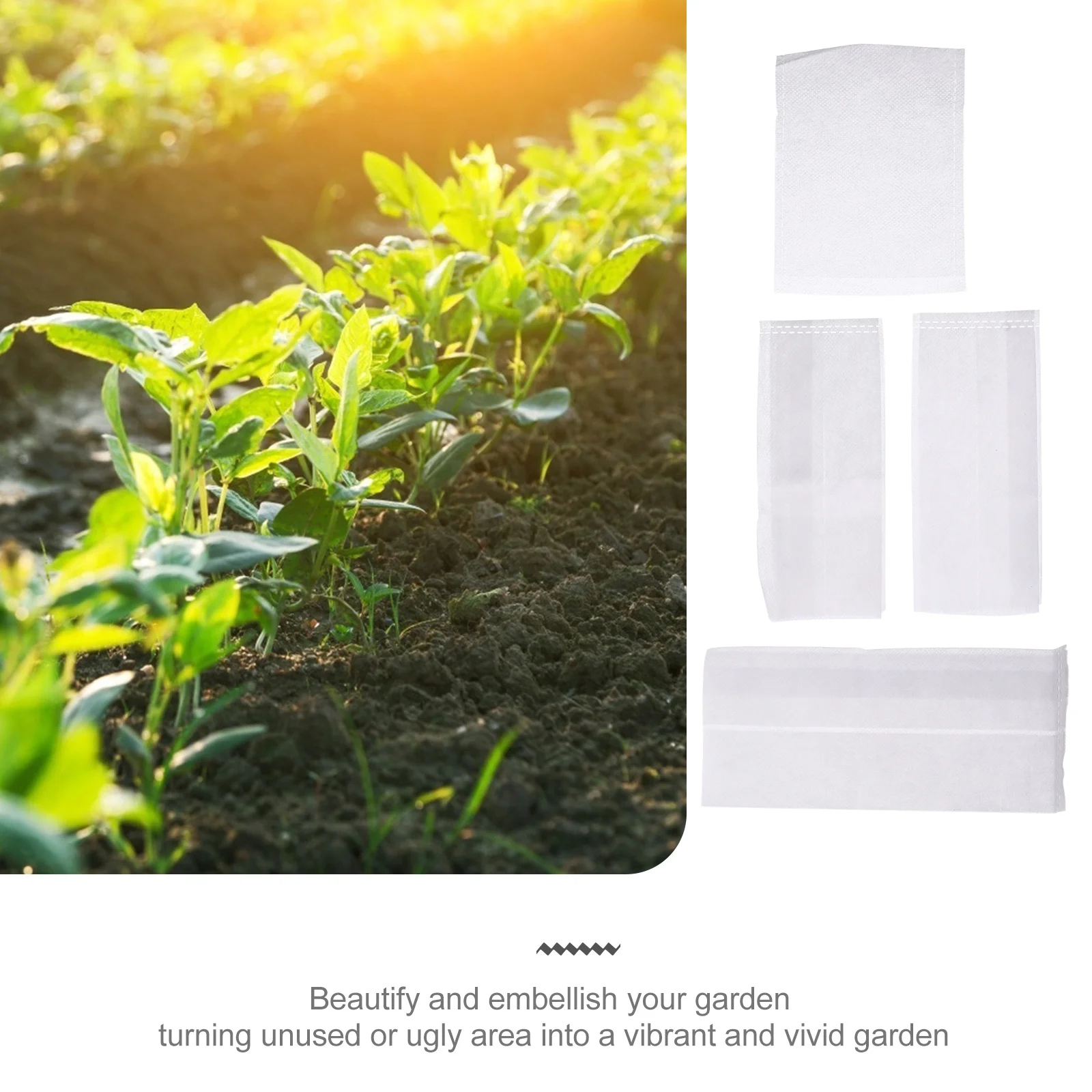 400Pcs Biodegradable Non-Woven Planting Bags Plant Grow Bags for Healthy Plants Garden Embellish Nursery Supplies 
400Pcs Biodegradable Non-Woven Planting Bags Plant Grow Bags for Healthy Plants Garden Embellish Nursery Supplies