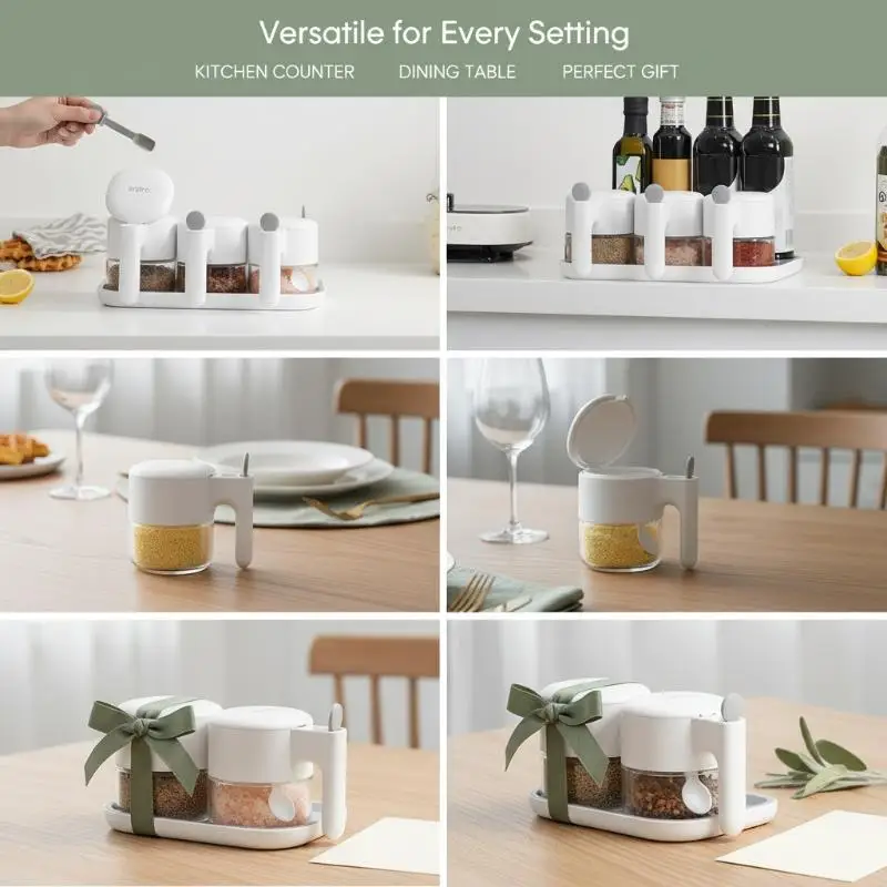Moisture-proof Sealed Open Spice Container Food Grade Seasoning Storage Tray
Moisture-proof Sealed Open Spice Container Food Grade Seasoning Storage Tray