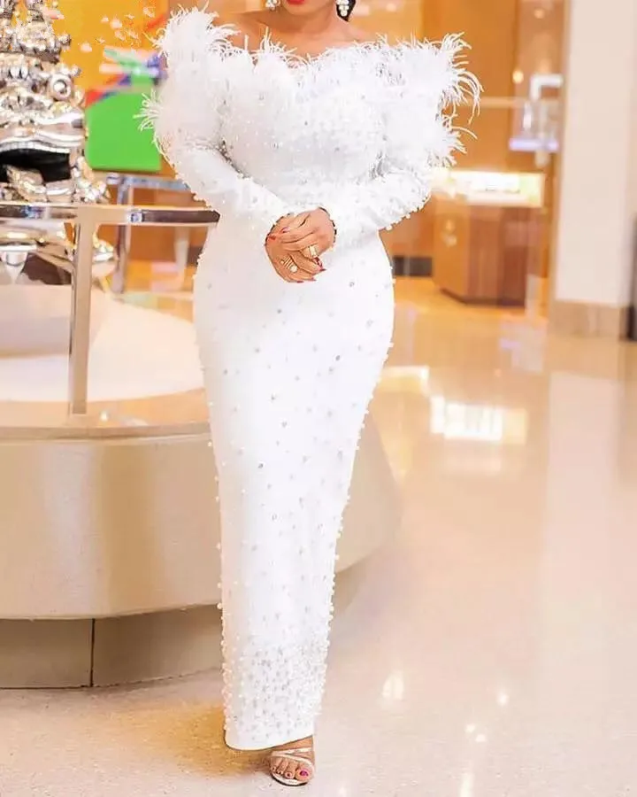 New 2023 Floor-length Evening Gown Women Dress Women Elegant Solid Dress Slim Dress Club Birthday Shinny Dress
New 2023 Floor-length Evening Gown Women Dress Women Elegant Solid Dress Slim Dress Club Birthday Shinny Dress