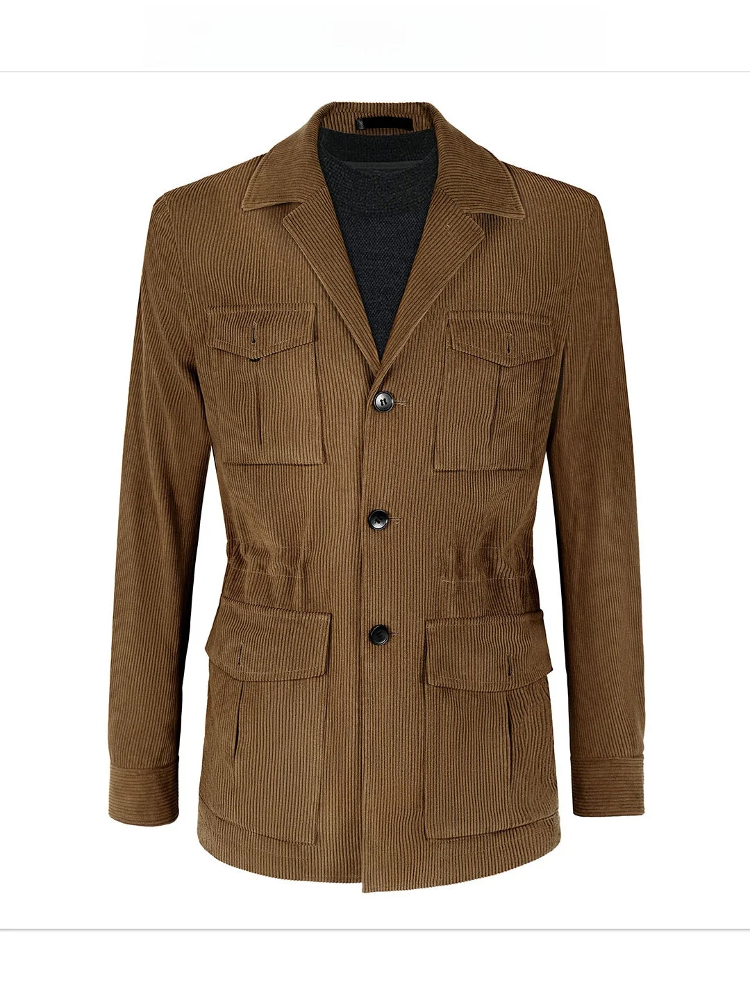 Мужская вельветовая куртка в стиле ретро: универсальная американская повседневная одежда для охоты, модная городская ветрозащитная модель с множеством карманов
Мужская вельветовая куртка в стиле ретро: универсальная американская повседневная одежда для охоты, модная городская ветрозащитная модель с множеством карманов