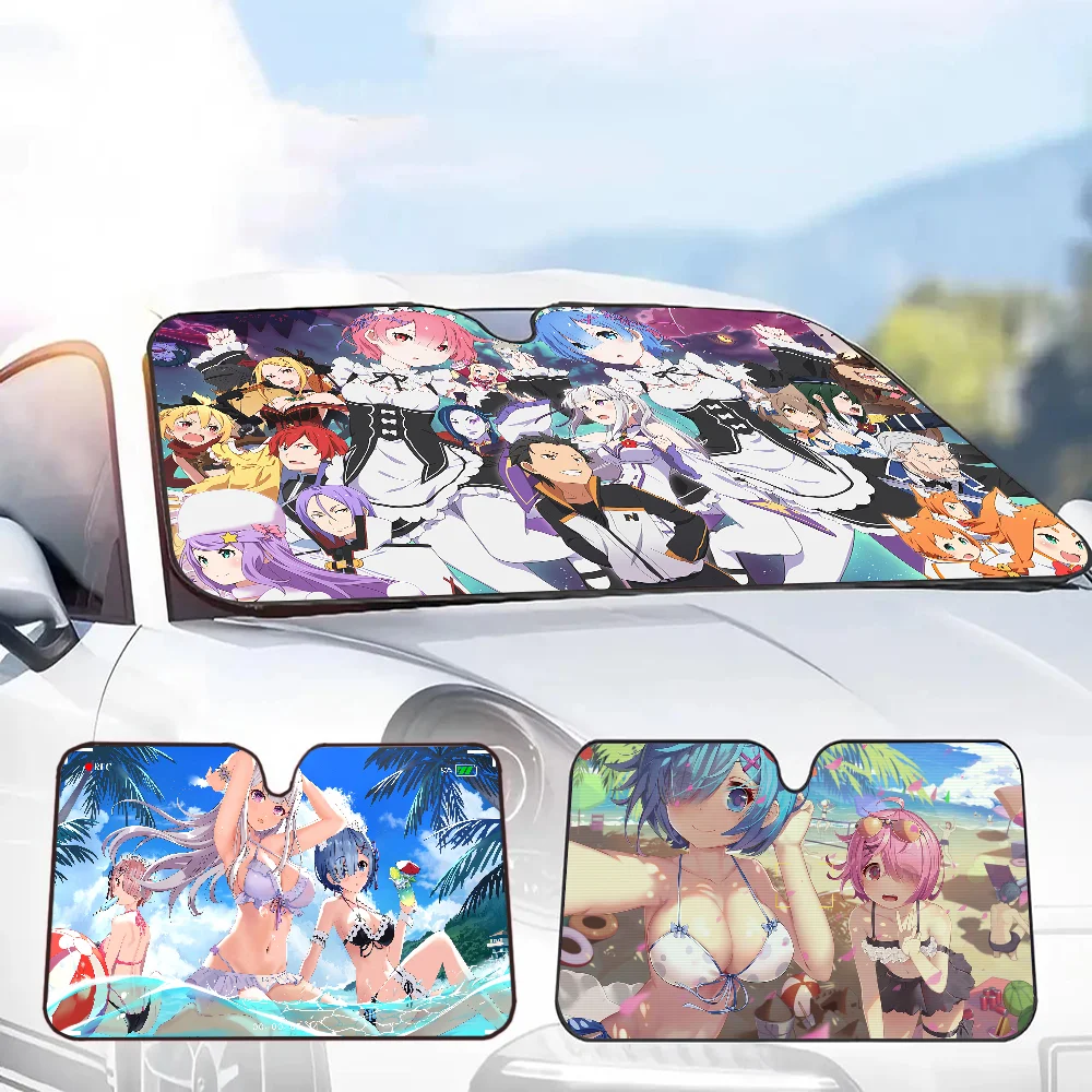 Re Zero Anime Summer Car Sunshade Front Windshield Sunshade Sunblock Thermal Insulation Sunshade Umbrella Retractable
Re Zero Anime Summer Car Sunshade Front Windshield Sunshade Sunblock Thermal Insulation Sunshade Umbrella Retractable