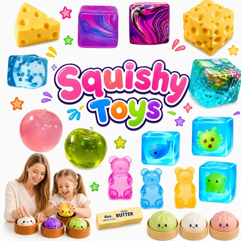 1pc Random Style Squishy Toy Soft Slow-Rising Stress Relief Fidget Toy Cute Food & Animal Design Square Theme for Stress Relief
1pc Random Style Squishy Toy Soft Slow-Rising Stress Relief Fidget Toy Cute Food & Animal Design Square Theme for Stress Relief