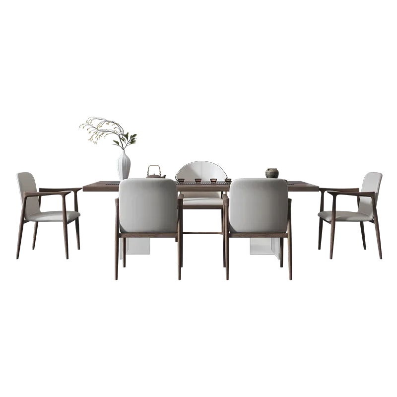 1New Chinese Style Solid Wood Tea Table and Chair Acrylic Modern Suspension Kung Fu Tea Table Tea Room Black Walnut Color
1New Chinese Style Solid Wood Tea Table and Chair Acrylic Modern Suspension Kung Fu Tea Table Tea Room Black Walnut Color