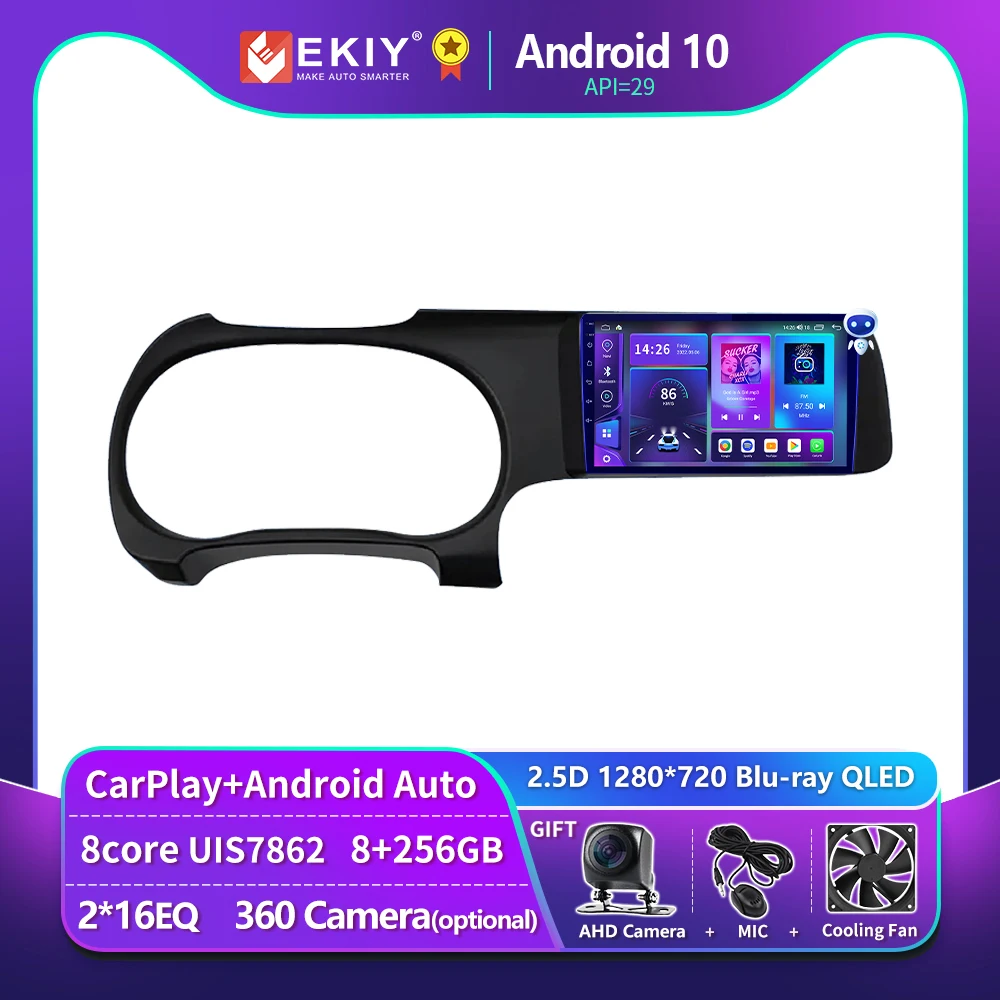 EKIY T900 Carplay Stereo For Hyundai I10 2019 2020 2021 Car Radio Multimedia Video Player Navigation GPS Auto Android 10 No 2Din
EKIY T900 Carplay Stereo For Hyundai I10 2019 2020 2021 Car Radio Multimedia Video Player Navigation GPS Auto Android 10 No 2Din