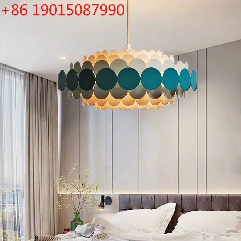 Modern minimalist creative living room chandelier donut macaron warm romantic bedroom eye protection lamp
Modern minimalist creative living room chandelier donut macaron warm romantic bedroom eye protection lamp