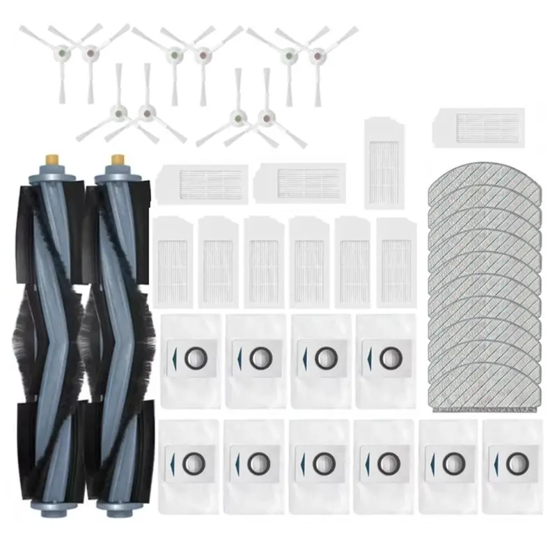Removable 42PCS For ECOVACS T10 PLUS / X1 PLUS Robot Vacuum Replacement Spare Parts Main Side Brush Hepa Filter Mop Cloth Dus
Removable 42PCS For ECOVACS T10 PLUS / X1 PLUS Robot Vacuum Replacement Spare Parts Main Side Brush Hepa Filter Mop Cloth Dus
