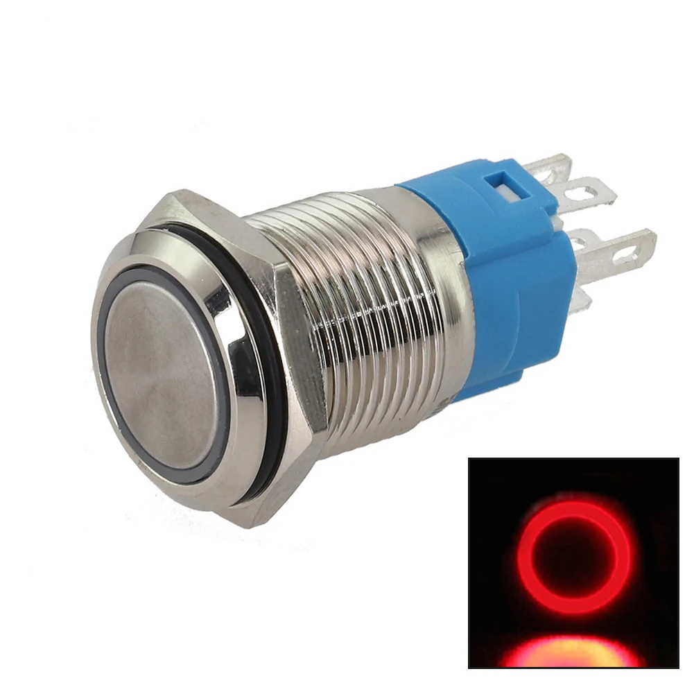 Waterproof Push Button LED Push Button Switch 16mm Diameter 3-6V DC Push Button Switch Compact Design For Tight Spaces
Waterproof Push Button LED Push Button Switch 16mm Diameter 3-6V DC Push Button Switch Compact Design For Tight Spaces