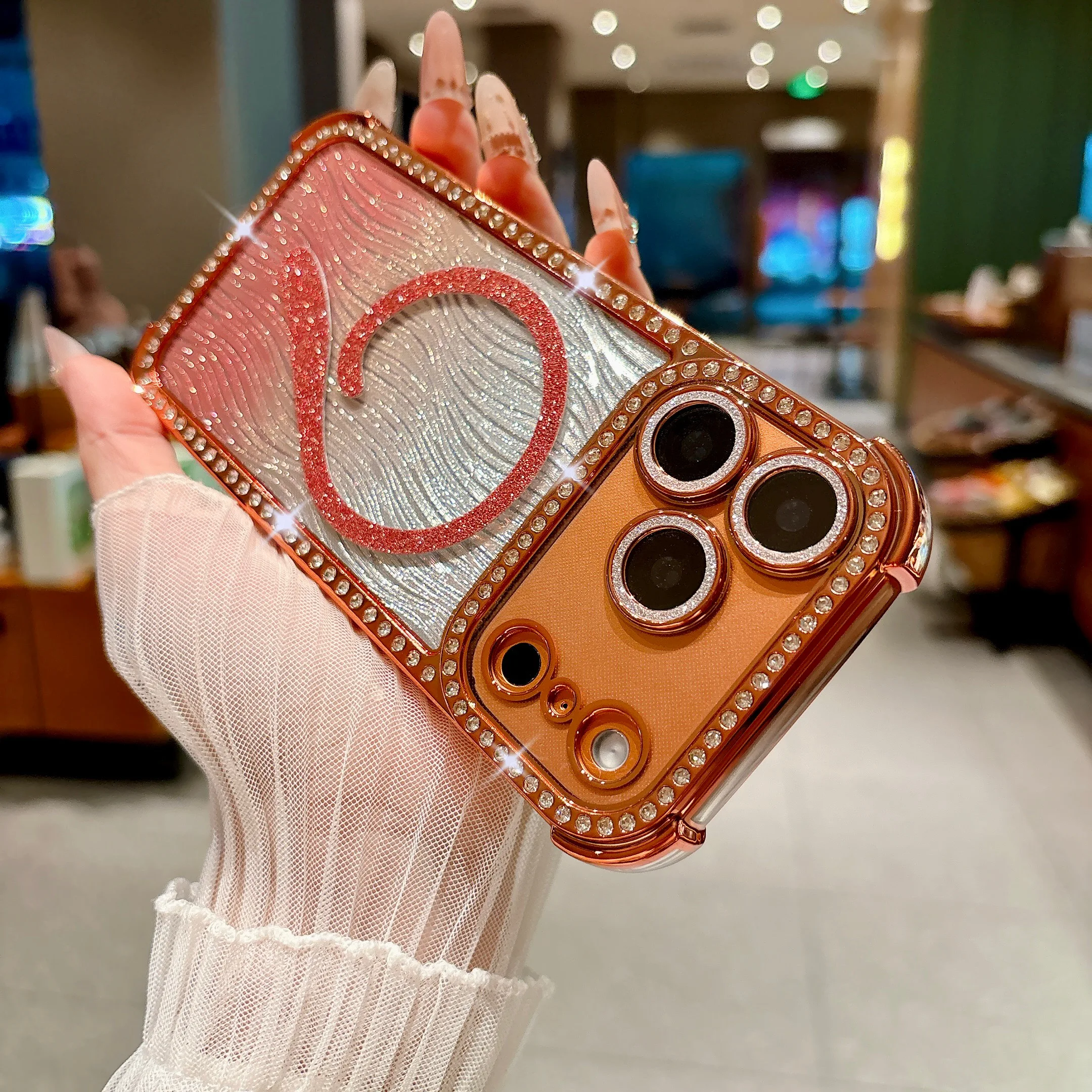 Simple Diamond Studded Gradient Magnetic Case For iPhone 17 Pro Max 16 Plus 15 14 Comfortable Grip Shockproof Slim Duarble Cover
Simple Diamond Studded Gradient Magnetic Case For iPhone 17 Pro Max 16 Plus 15 14 Comfortable Grip Shockproof Slim Duarble Cover