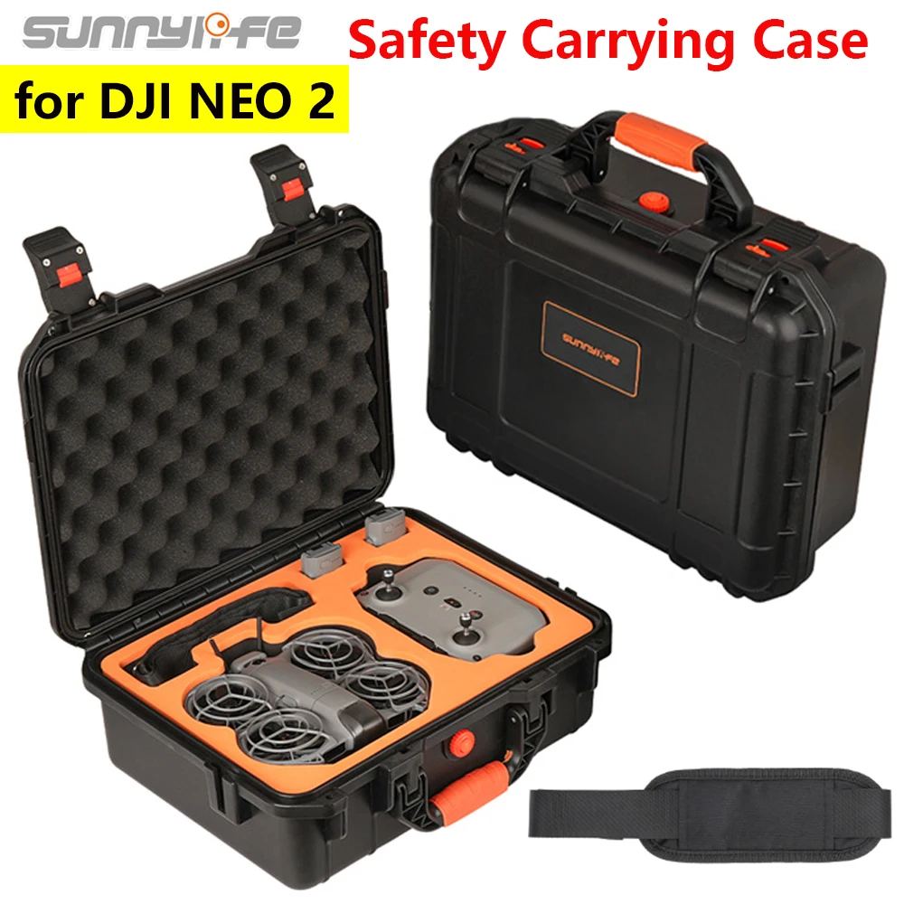 Sunnylife Waterproof Box For DJI NEO 2 Drone Portable Storage Bag Shoulder Travel Carrying Case Handheld Case RC-N3 Battery Bag
Sunnylife Waterproof Box For DJI NEO 2 Drone Portable Storage Bag Shoulder Travel Carrying Case Handheld Case RC-N3 Battery Bag