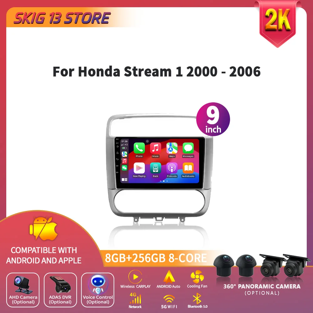 Автомагнитола для Honda Stream 1 2000-2006, Android 14, мультимедийный видеоплеер, навигация, 4G, GPS, беспроводной, для CarPlay, No 2 din, dvd
Автомагнитола для Honda Stream 1 2000-2006, Android 14, мультимедийный видеоплеер, навигация, 4G, GPS, беспроводной, для CarPlay, No 2 din, dvd