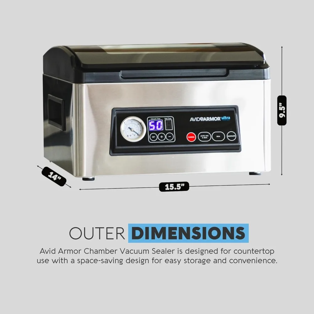 Ultra Series USV32: Premium Chamber Vacuum Sealer Machine High-Performance Vacuum Chamber Sealer
Ultra Series USV32: Premium Chamber Vacuum Sealer Machine High-Performance Vacuum Chamber Sealer