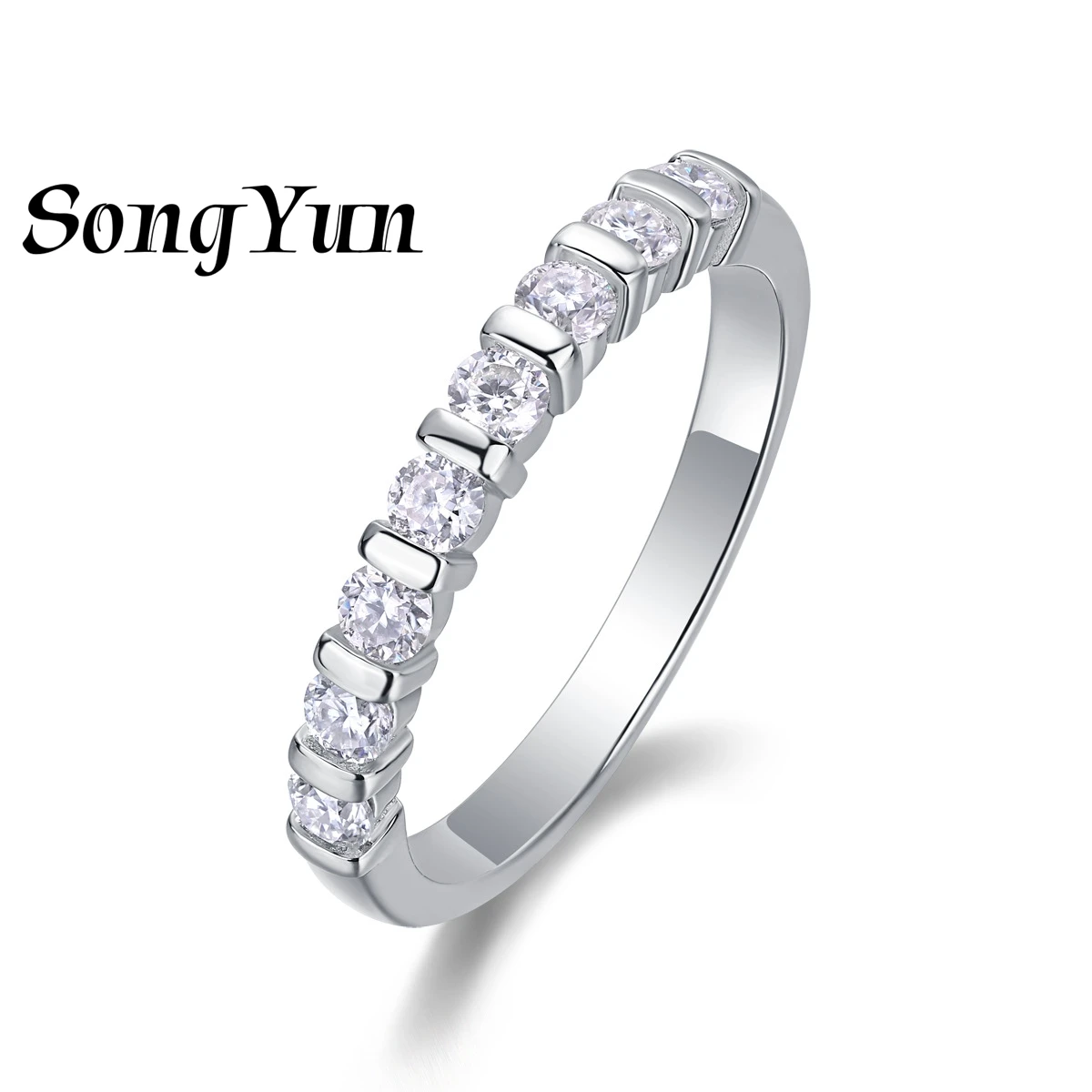 SONGYUN Luxury Jewelry 925 Sterling Silver Ring VVS Moissanite Crafted Rings Ladies 18K Real Gold Plated SYT Patent Jewellery
SONGYUN Luxury Jewelry 925 Sterling Silver Ring VVS Moissanite Crafted Rings Ladies 18K Real Gold Plated SYT Patent Jewellery