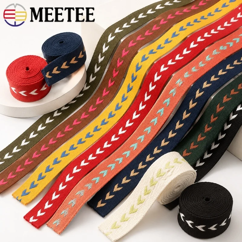 2-5M 38mm Canvas Jacquard Ribbon Polyester Cotton Webbing Tape Crossbody Bag Strap Garment Decor Belt Sewing Accessory Handmade
2-5M 38mm Canvas Jacquard Ribbon Polyester Cotton Webbing Tape Crossbody Bag Strap Garment Decor Belt Sewing Accessory Handmade