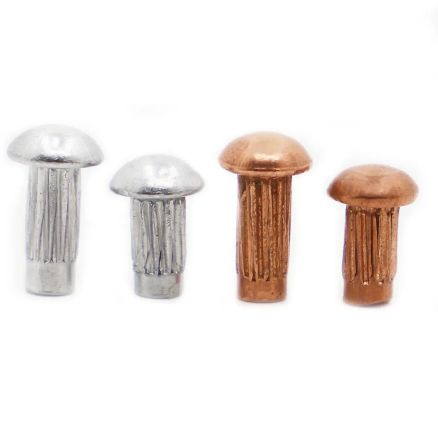 10-100pcs M2 M2.5 M3 M4 Brass Knurled Solid Rivets Aluminum Round Head Knurled Shank Solid Rivet for Label Name Plate GB827
10-100pcs M2 M2.5 M3 M4 Brass Knurled Solid Rivets Aluminum Round Head Knurled Shank Solid Rivet for Label Name Plate GB827