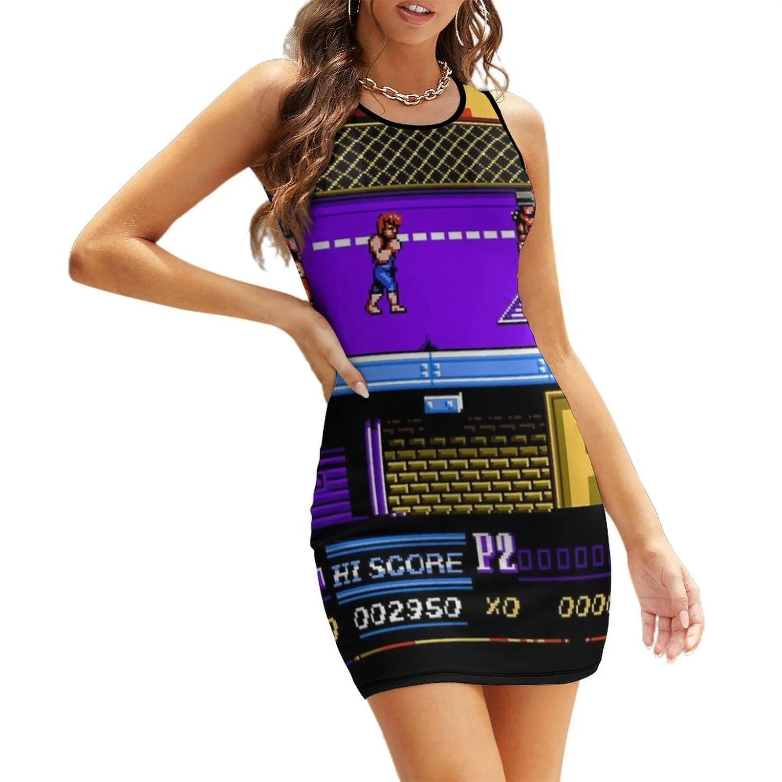 Classic Double Dragon 2 nes pixel Sleeveless Sundress bandage dress dresses korean style luxury dresses 
Classic Double Dragon 2 nes pixel Sleeveless Sundress bandage dress dresses korean style luxury dresses