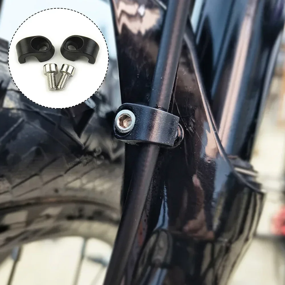 2 X Bicycle Fork Brake Cable Guide ABS+Steel Bike Fork Brake Housing Buckle Brake Cable Hose Black Cycling Accessories
2 X Bicycle Fork Brake Cable Guide ABS+Steel Bike Fork Brake Housing Buckle Brake Cable Hose Black Cycling Accessories