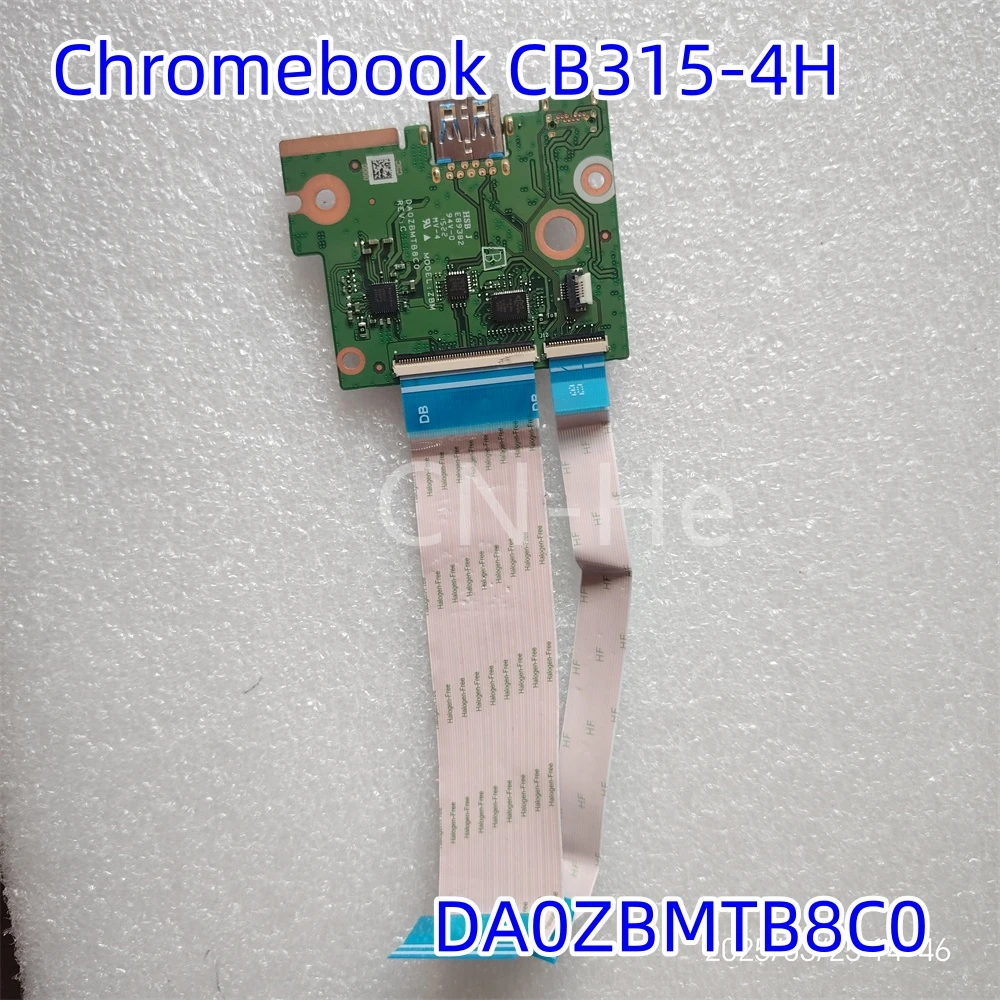 Оригинальная плата для ПК DA0ZBMTB8C0 Acer Usb Io с кабелем Chromebook Cb315-4H-C5Pt
Оригинальная плата для ПК DA0ZBMTB8C0 Acer Usb Io с кабелем Chromebook Cb315-4H-C5Pt