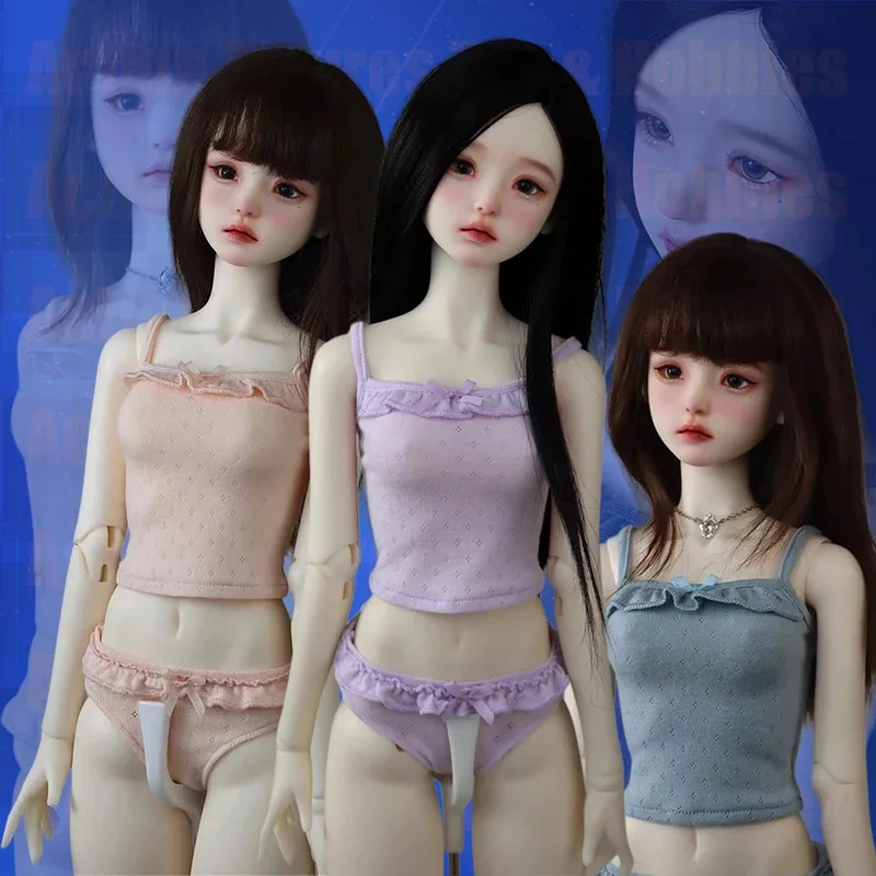 【Только одежда】Комплект одежды для кукол BJD в масштабе 1/4 1/3: кружевное белье с бантом, милый топ-майка, трусики с низкой талией, шорты, набор одежды для моделей-игрушек
【Только одежда】Комплект одежды для кукол BJD в масштабе 1/4 1/3: кружевное белье с бантом, милый топ-майка, трусики с низкой талией, шорты, набор одежды для моделей-игрушек