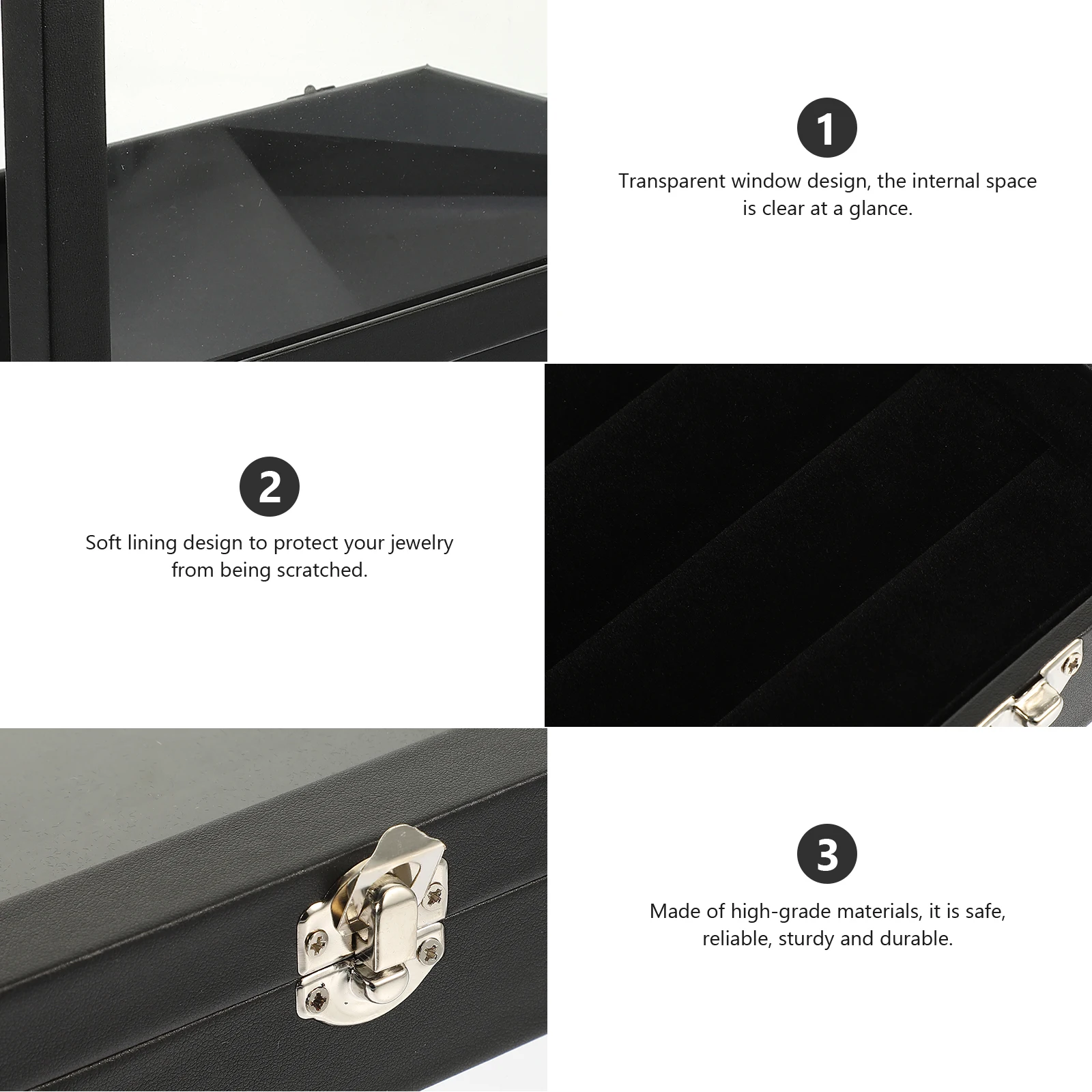 Transparent Jewelry Box for Earrings Necklace Storage ganizer Display Container Travel Gift Women Man Bracelets Rings Keepsakes
Transparent Jewelry Box for Earrings Necklace Storage ganizer Display Container Travel Gift Women Man Bracelets Rings Keepsakes
