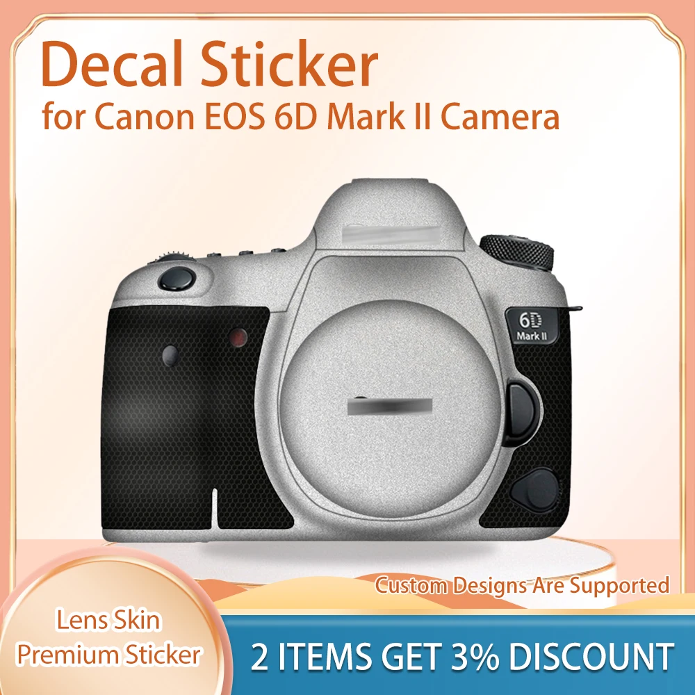 Защитная пленка-наклейка (скин) 6DII 6D2 для камеры Canon EOS 6D Mark II, аксессуары для объектива и корпуса
Защитная пленка-наклейка (скин) 6DII 6D2 для камеры Canon EOS 6D Mark II, аксессуары для объектива и корпуса