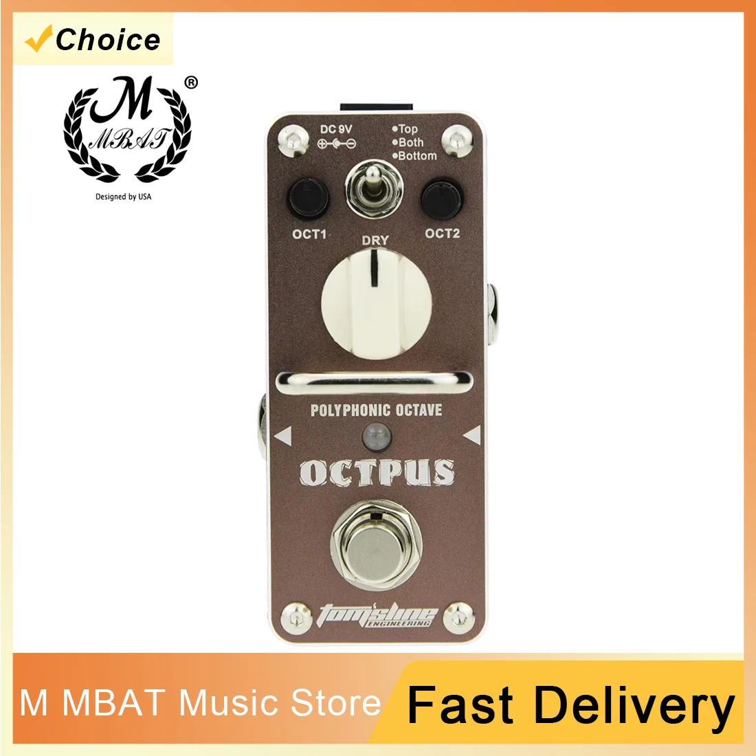 AROMA AOS-3 Мини одиночный эффект Octpus полифоническая октавная педаль эффектов для электрогитары с настоящим обходом аксессуары для гитары
AROMA AOS-3 Мини одиночный эффект Octpus полифоническая октавная педаль эффектов для электрогитары с настоящим обходом аксессуары для гитары