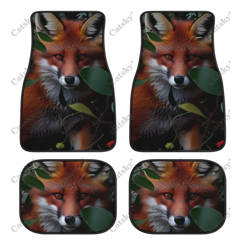 fox animal Car Floor Mats 4 Piece Set Interior Accessories Dirt Resistant Printed Front/Rear Car Carpet
fox animal Car Floor Mats 4 Piece Set Interior Accessories Dirt Resistant Printed Front/Rear Car Carpet