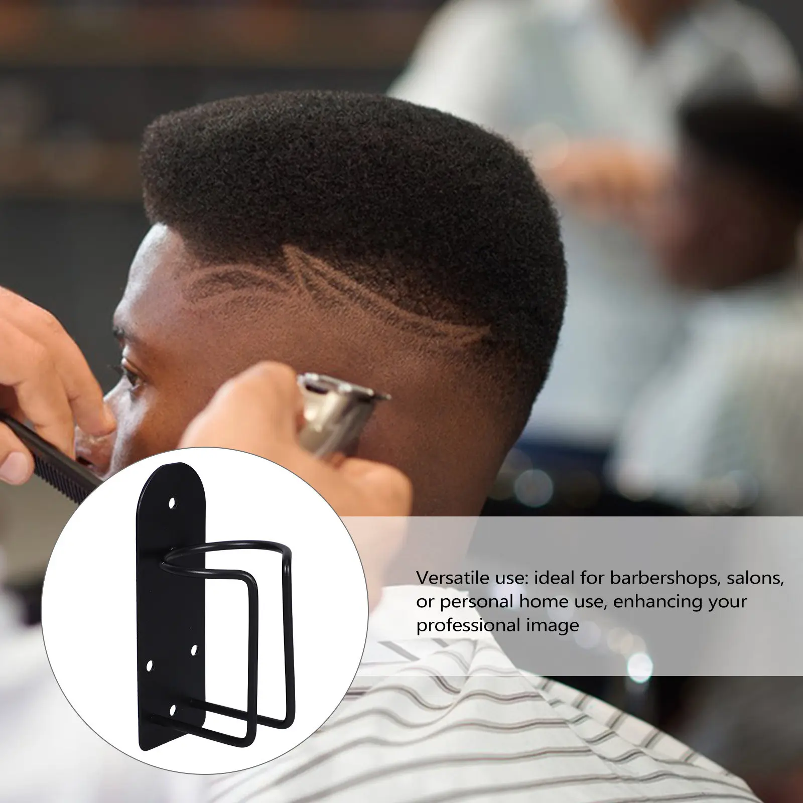 Stainless Steel Hair Clipper Holder 5Cm Diameter Wall Mounted Organizer Rack for Barbershop Salon Home Hair Trimmer Storage
Stainless Steel Hair Clipper Holder 5Cm Diameter Wall Mounted Organizer Rack for Barbershop Salon Home Hair Trimmer Storage