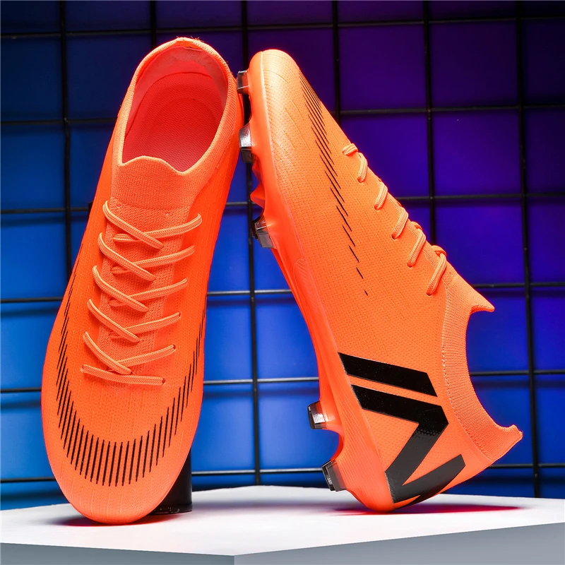 Мужские спортивные футбольные бутсы Fg/Ag с длинными ногтями для взрослых, искусственные луги, прочная тренировочная обувь, нескользящая обувь с высоким берцем
Мужские спортивные футбольные бутсы Fg/Ag с длинными ногтями для взрослых, искусственные луги, прочная тренировочная обувь, нескользящая обувь с высоким берцем