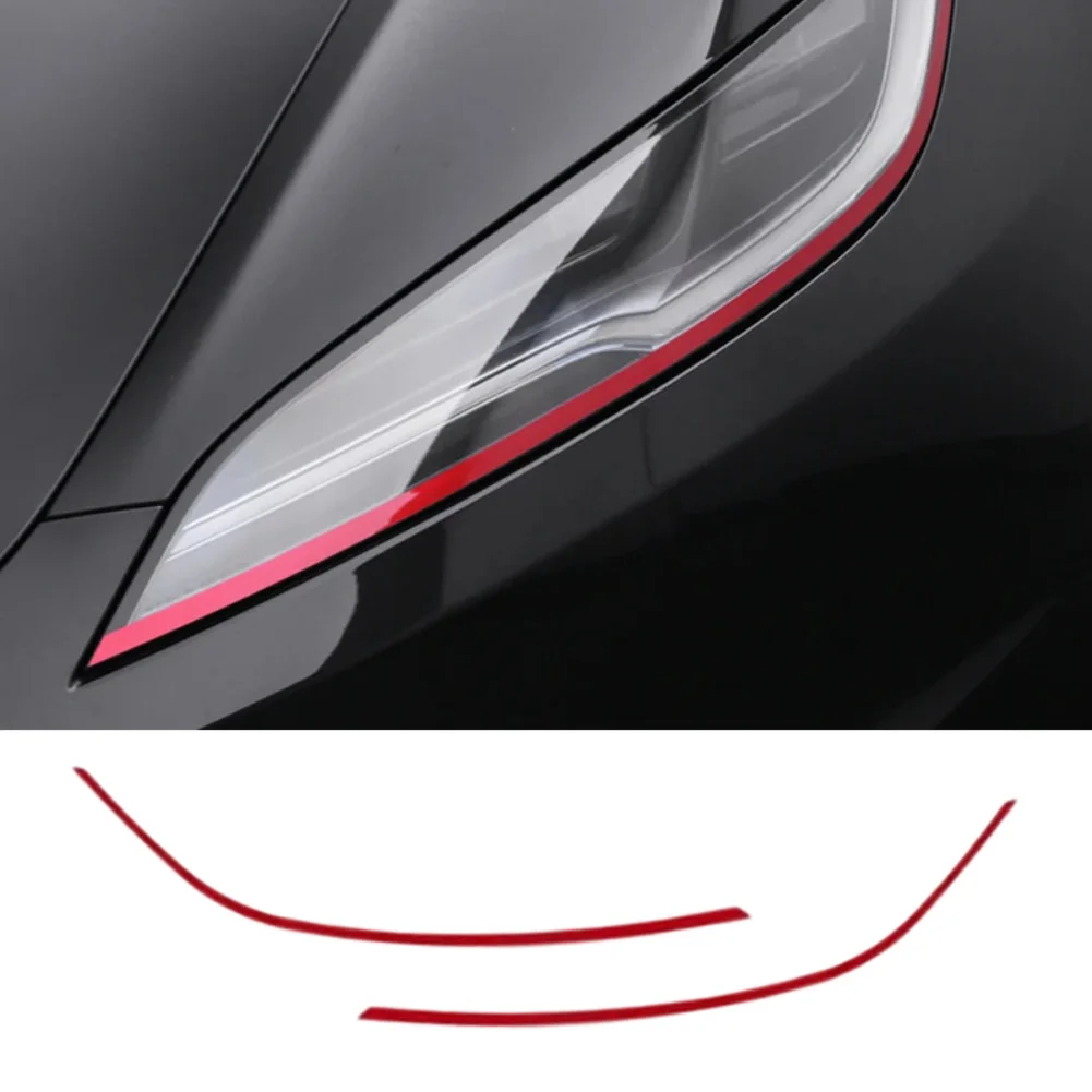 Car Headlight Trim Strip Eyebrow Sticker For Tesla Model 3 Model Y 2020-2025 PET Premium Colorful Exterior Accessory
Car Headlight Trim Strip Eyebrow Sticker For Tesla Model 3 Model Y 2020-2025 PET Premium Colorful Exterior Accessory