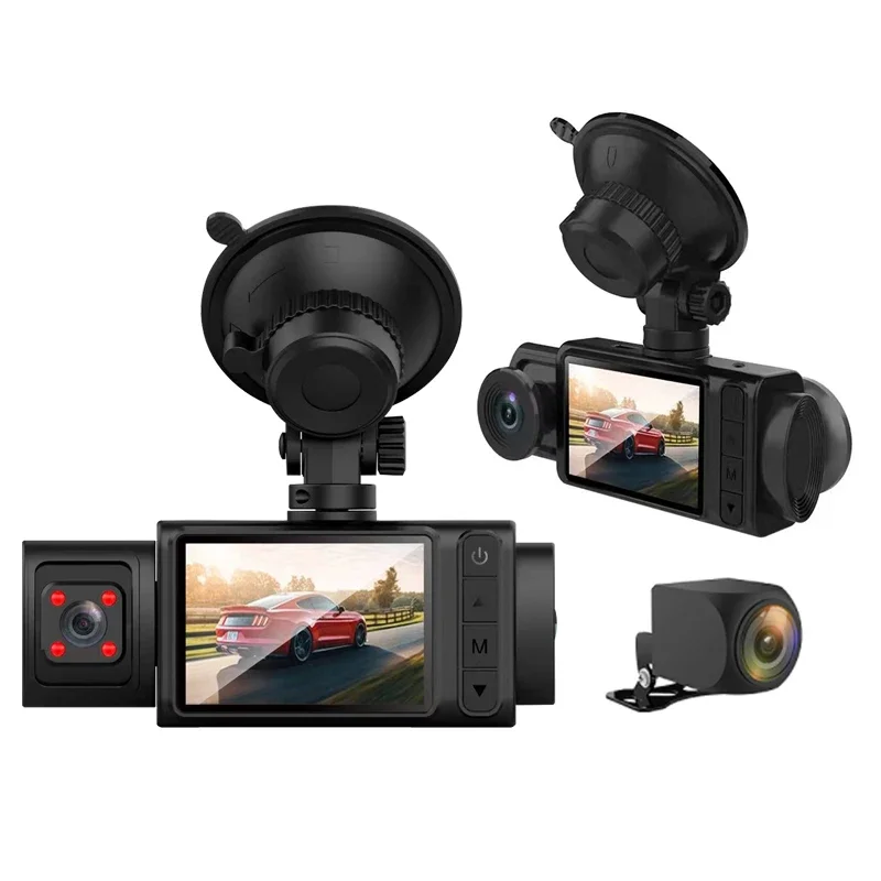 Dash Camera 1080p Camera 3-way Car Video Recorder Dash Camera Front and rear cameras
Dash Camera 1080p Camera 3-way Car Video Recorder Dash Camera Front and rear cameras
