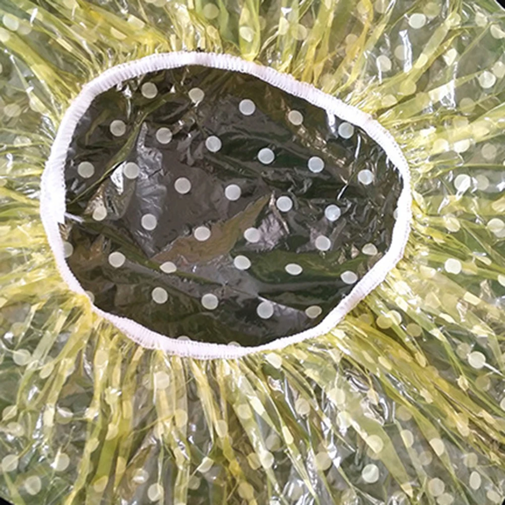 60 Pcs Shower Cap Printed Dots Colorful Disposable Home Travel Men Women PE Material Lightweight Safe Hair Protection 
60 Pcs Shower Cap Printed Dots Colorful Disposable Home Travel Men Women PE Material Lightweight Safe Hair Protection