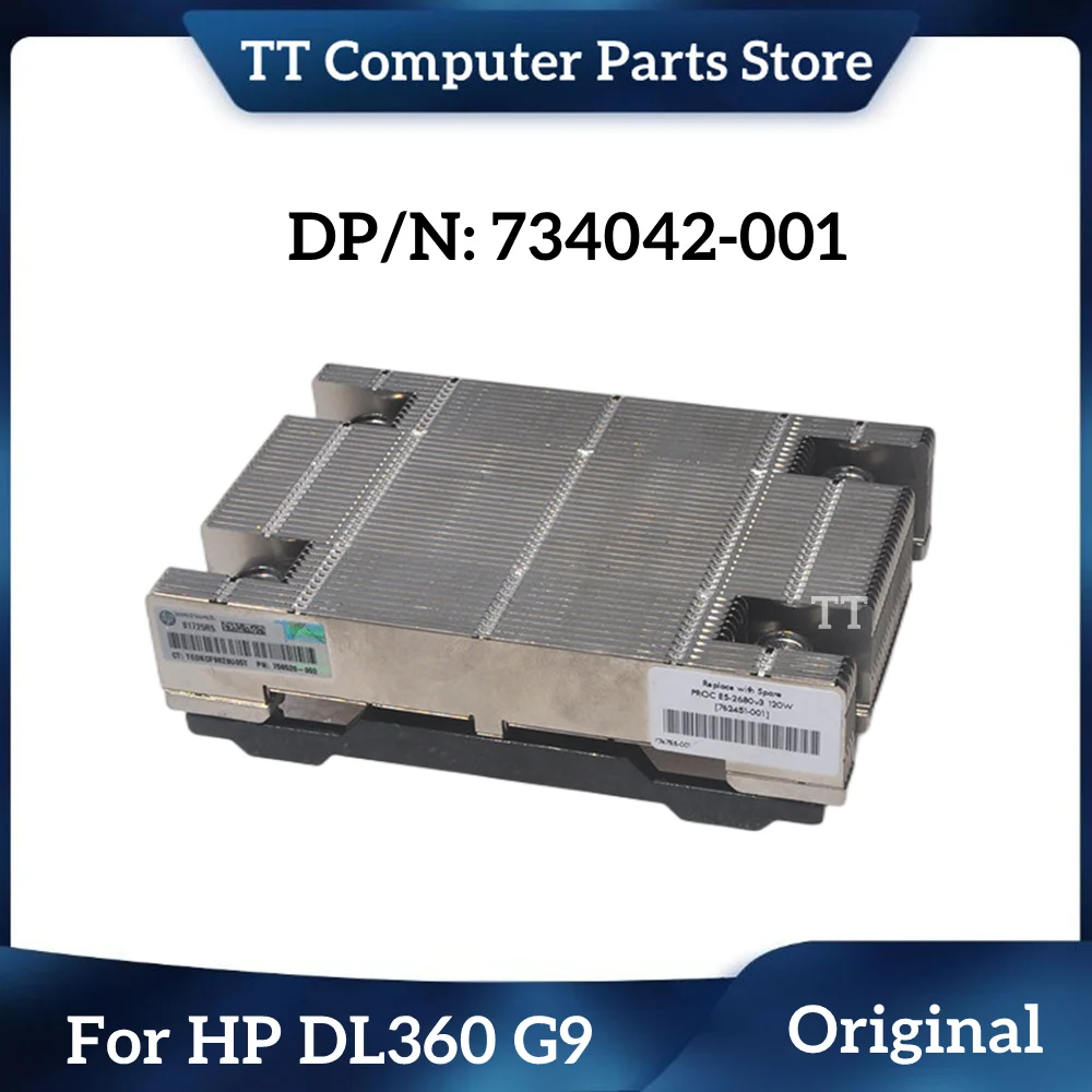 Оригинальный серверный радиатор TT 734042-001 734043-001 775403-001 для HP DL360 G9 Gen9, быстрая доставка
Оригинальный серверный радиатор TT 734042-001 734043-001 775403-001 для HP DL360 G9 Gen9, быстрая доставка