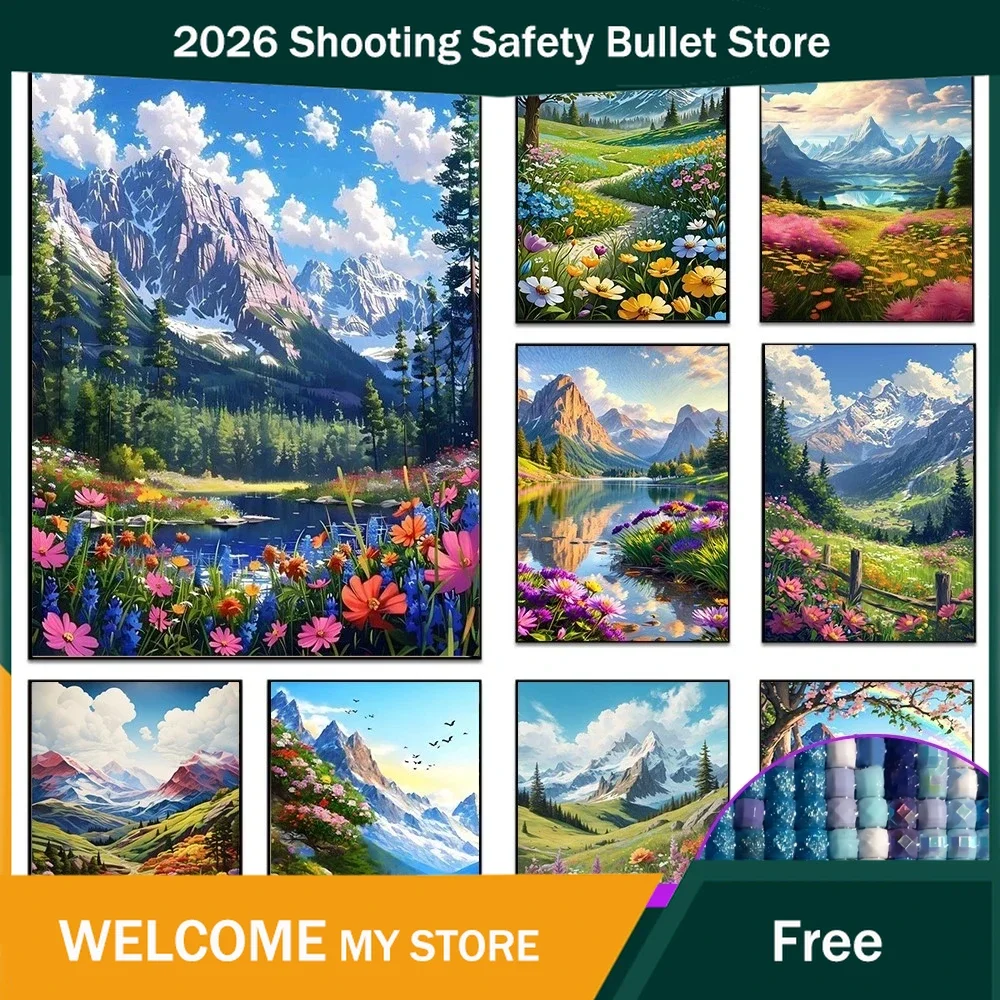 Fairy Dust AB Natural Scenery 5D Diamond Painting Kits Mountain And Flowers Landscape DIY Drills Mosaic Embroidery Cross
Fairy Dust AB Natural Scenery 5D Diamond Painting Kits Mountain And Flowers Landscape DIY Drills Mosaic Embroidery Cross