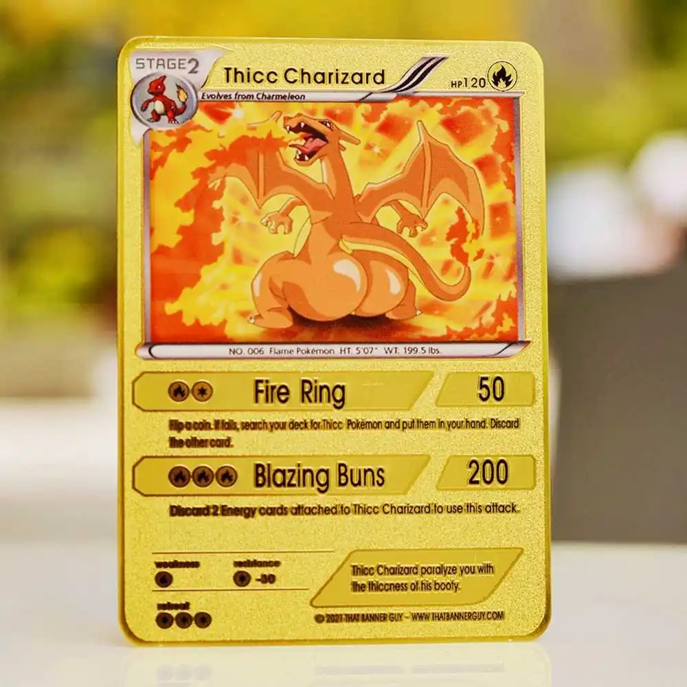 Pokemon Cards Gold Metal Pokémon Letters Thicc Charizard Vmax Mario Pikachu Vstar Anime Board Games Playing Cards Kids Toys Gift
Pokemon Cards Gold Metal Pokémon Letters Thicc Charizard Vmax Mario Pikachu Vstar Anime Board Games Playing Cards Kids Toys Gift