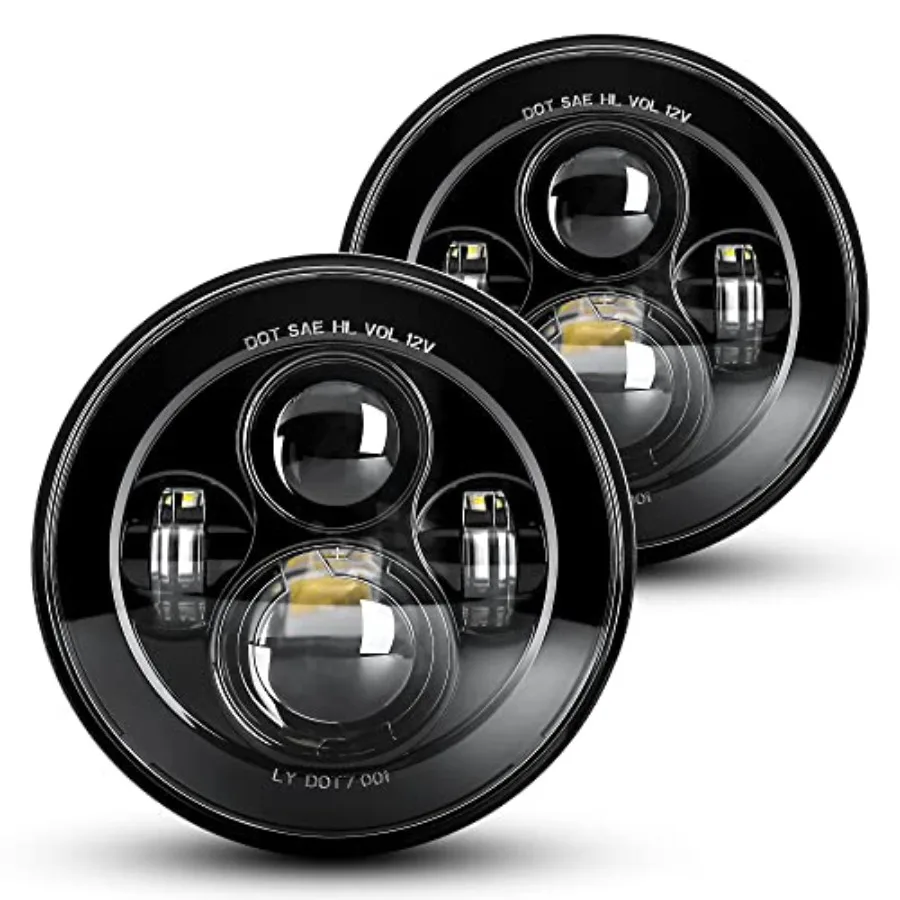 1000% Bright 7 Inch LED Headlights Anti-glare Round H6024 LED Headlight Compatible with Jeep Wrangler JK JKU TJ LJ Chevy Ford G
1000% Bright 7 Inch LED Headlights Anti-glare Round H6024 LED Headlight Compatible with Jeep Wrangler JK JKU TJ LJ Chevy Ford G