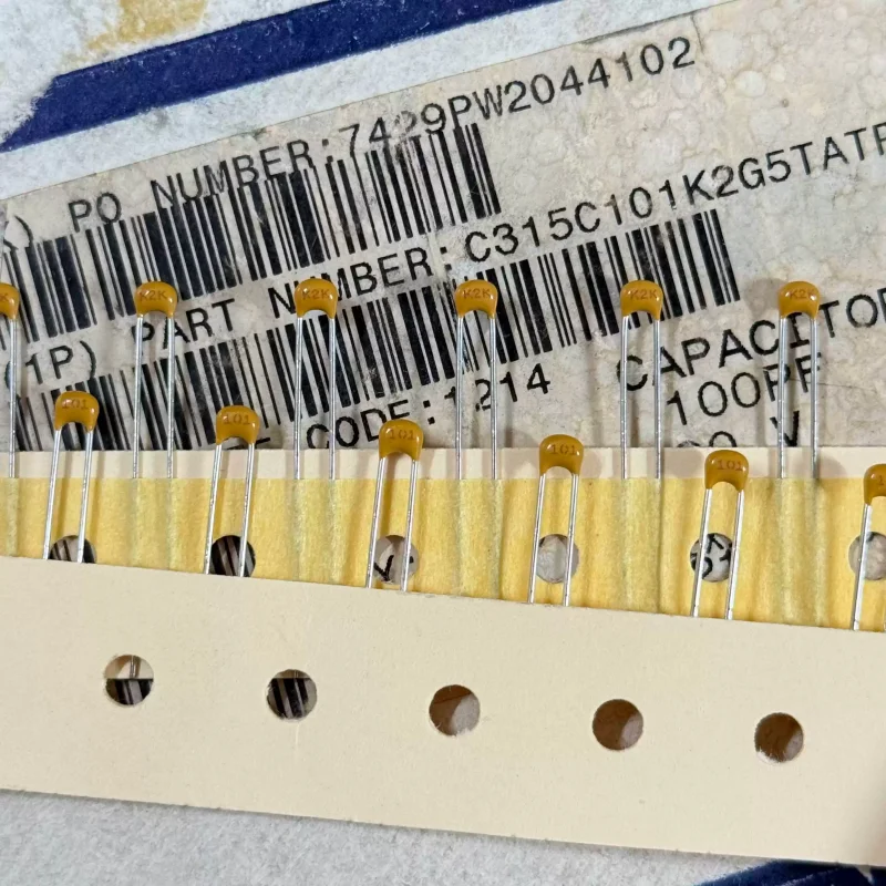 10-100pcs C315C101K2G5TATR 200V100PF 101K2K C0G KEMET Ceramic Capacitors
10-100pcs C315C101K2G5TATR 200V100PF 101K2K C0G KEMET Ceramic Capacitors