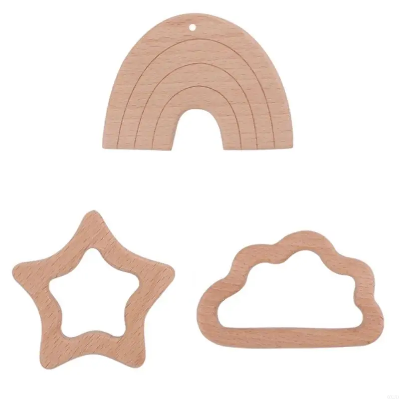 QX2D Beech-wooded Teether Rings Pendant Shower Gift for Babies 3-6-12-18-24 Months
QX2D Beech-wooded Teether Rings Pendant Shower Gift for Babies 3-6-12-18-24 Months