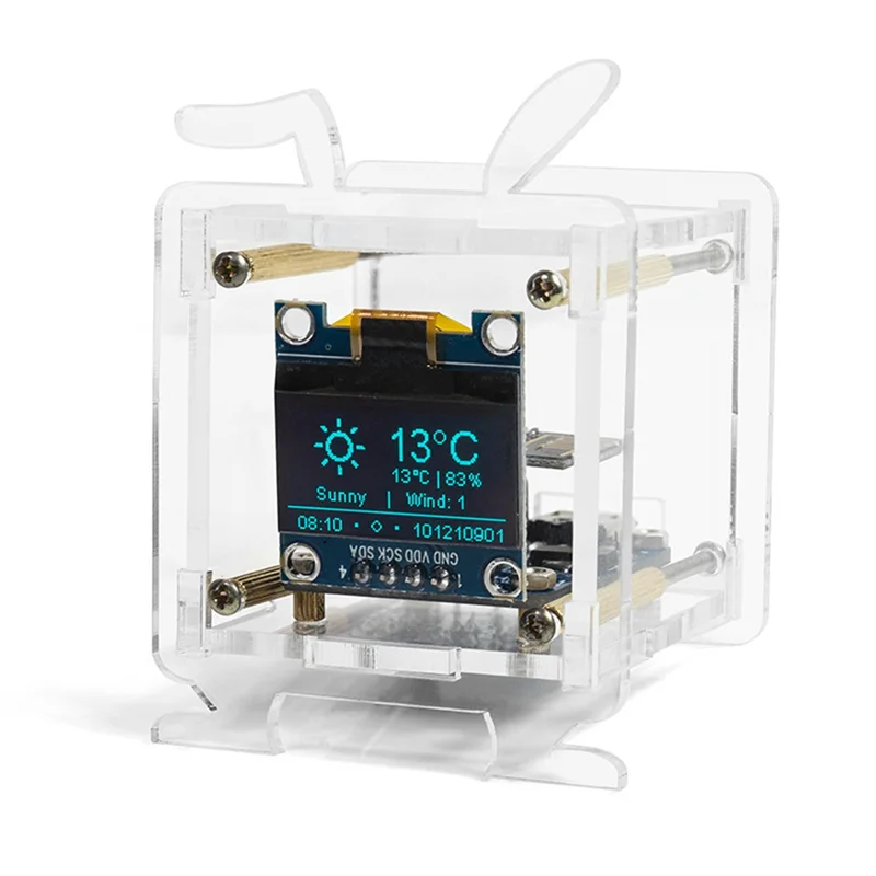 -A15I DIY Esp8266 Мини-наборы электронных часов Oled Display Поддержка 2,4G Wi-Fi сети с замедленной пайкой Свободные детали
-A15I DIY Esp8266 Мини-наборы электронных часов Oled Display Поддержка 2,4G Wi-Fi сети с замедленной пайкой Свободные детали