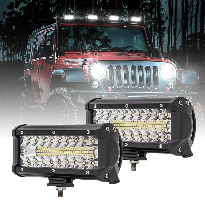 7 Inch 120W Combo Led Light Bars Spot Flood Beam Headlights for Work Driving Offroad Boat Car Tractor Truck 4x4 SUV ATV 12V 24V
7 Inch 120W Combo Led Light Bars Spot Flood Beam Headlights for Work Driving Offroad Boat Car Tractor Truck 4x4 SUV ATV 12V 24V