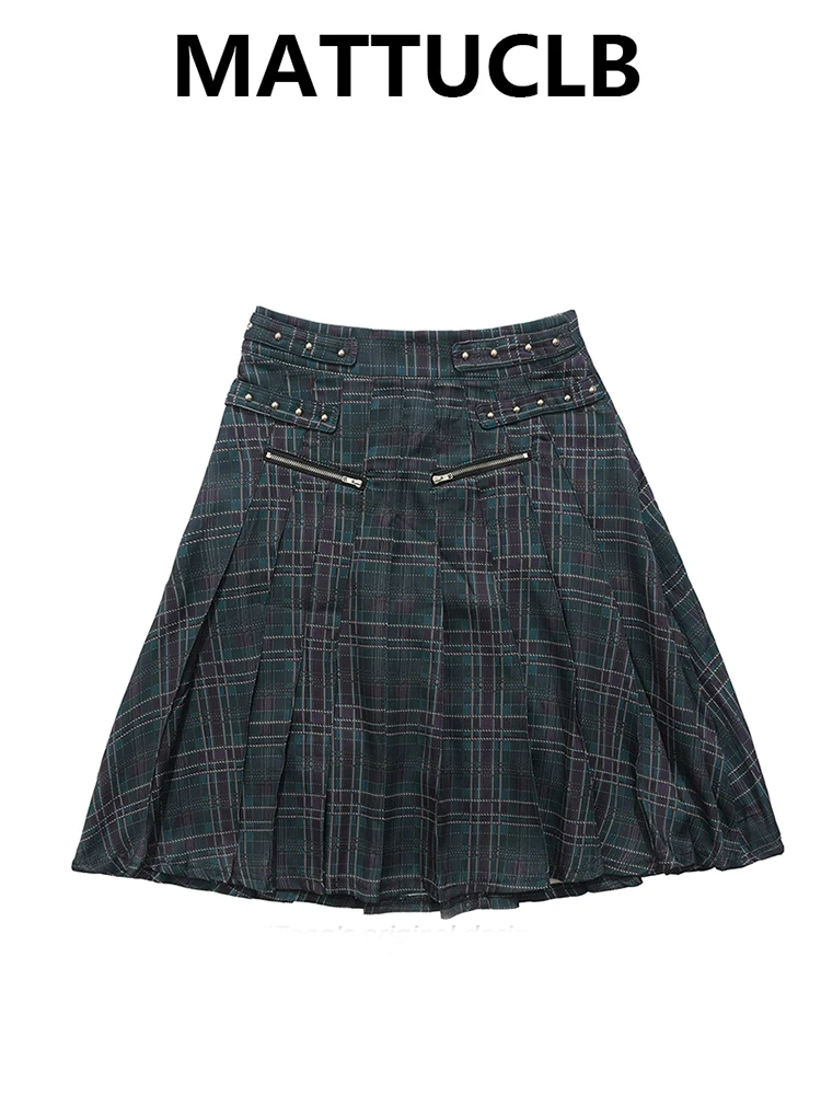 Summer Women 2000s Aesthetic Harajuku Japanese Fashion A-line Midi Plaid Skirt Chic Preppy Style Y2k Cyber Punk Grunge kpop New
Summer Women 2000s Aesthetic Harajuku Japanese Fashion A-line Midi Plaid Skirt Chic Preppy Style Y2k Cyber Punk Grunge kpop New
