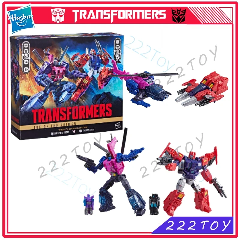 New Hasbro Transformers Toys Age Of The Primes Spinister Topspin Anime Model Action Figures Robot Toy Collectibles Hobbies Gifts
New Hasbro Transformers Toys Age Of The Primes Spinister Topspin Anime Model Action Figures Robot Toy Collectibles Hobbies Gifts