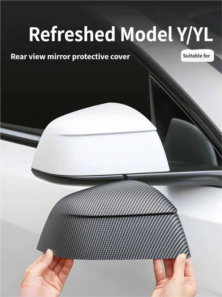 Carbon Fiber Car Paste Side Door Mirror Cover For Tesla Model Y YL Juniper Auto Exterior Accessories ABS Sides Rearview Cover
Carbon Fiber Car Paste Side Door Mirror Cover For Tesla Model Y YL Juniper Auto Exterior Accessories ABS Sides Rearview Cover