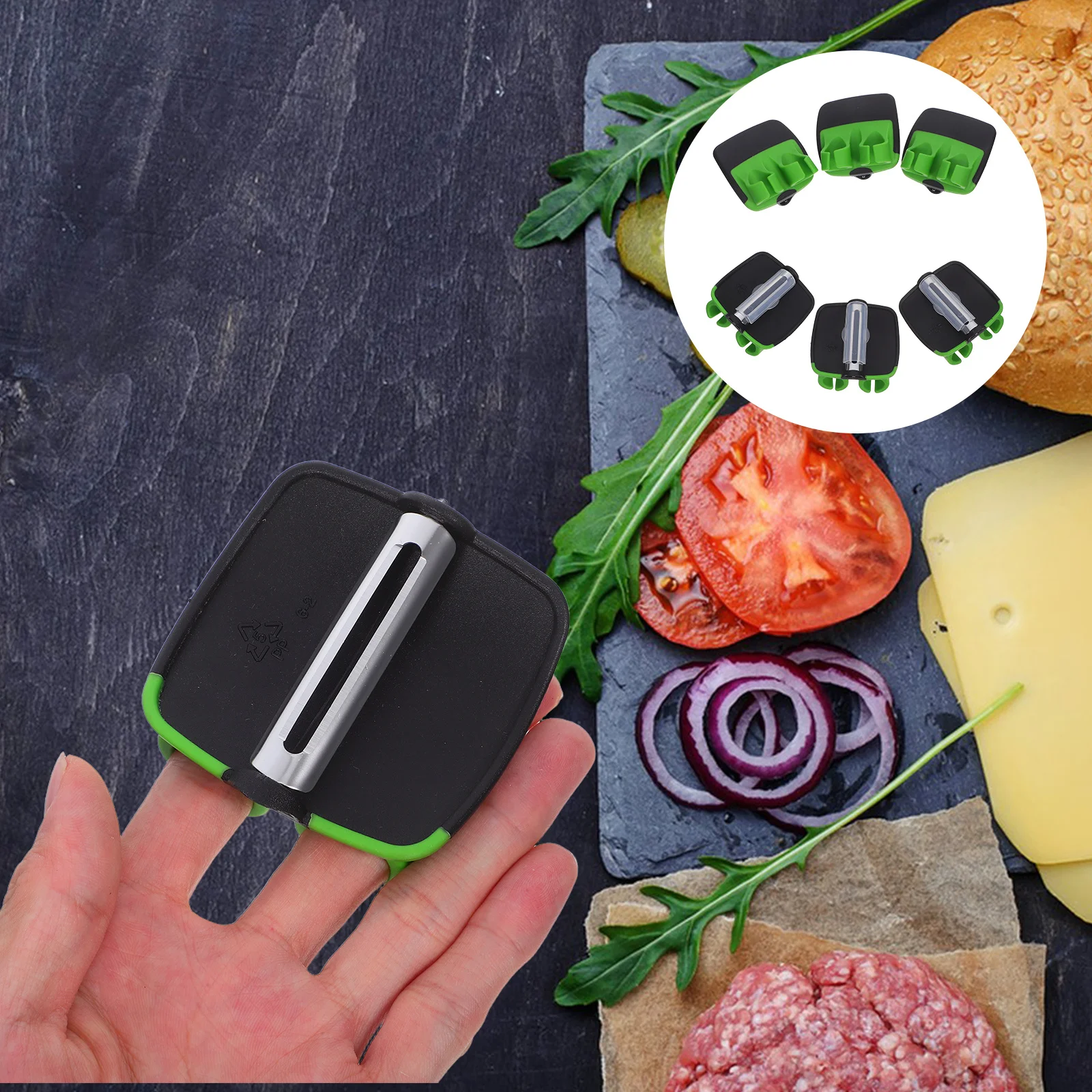 6Pcs Handheld Peeler Kitchen Gadget - Non-Slip Ergonomic Design Vegetable Fruit Tool for Potato Carrot Cucumber Compact Size
6Pcs Handheld Peeler Kitchen Gadget - Non-Slip Ergonomic Design Vegetable Fruit Tool for Potato Carrot Cucumber Compact Size