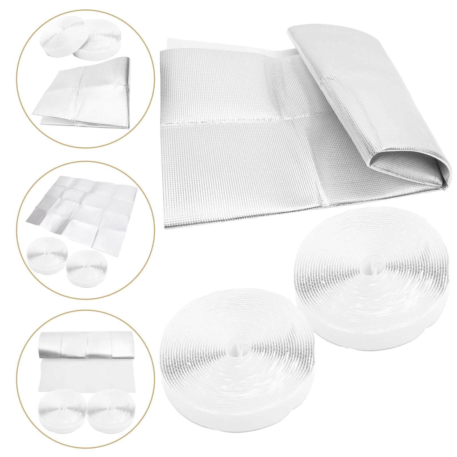 Aluminum Insulation Cover 129x95cm Ventilation Sealant for Attic Fan Ceiling Door Shutter Draft Stopper Easy Install
Aluminum Insulation Cover 129x95cm Ventilation Sealant for Attic Fan Ceiling Door Shutter Draft Stopper Easy Install