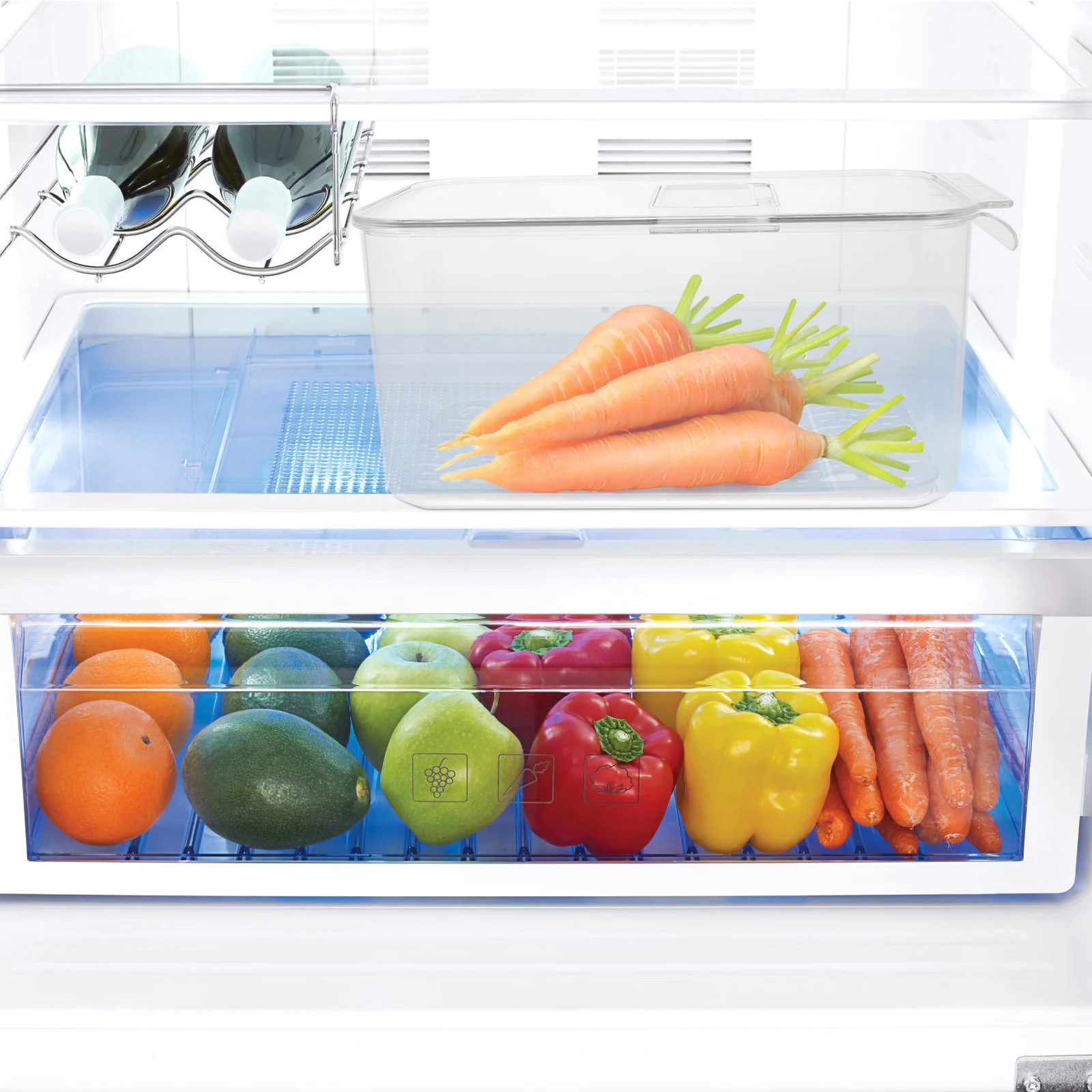Large Capacity Refrigerator ganizer Bins Transparent Food Storage Containers Fridge Fruit Veggie Drain Tray W 32002
Large Capacity Refrigerator ganizer Bins Transparent Food Storage Containers Fridge Fruit Veggie Drain Tray W 32002